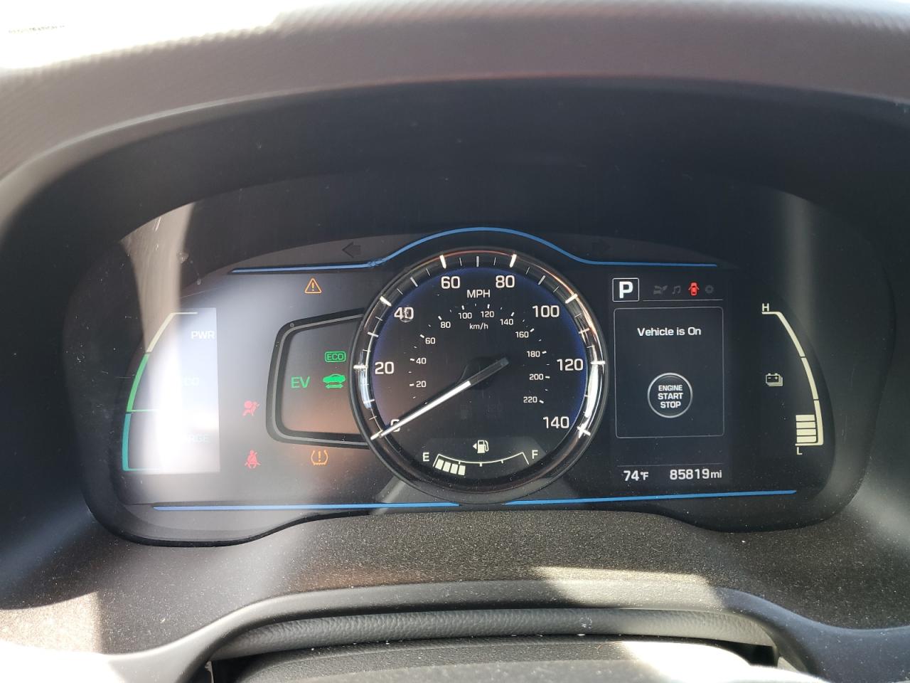 KMHC65LC6KU180204 2019 Hyundai Ioniq Blue