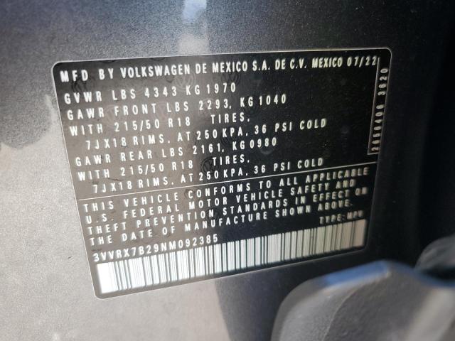 3VVRX7B29NM092385 Volkswagen Taos SE  13