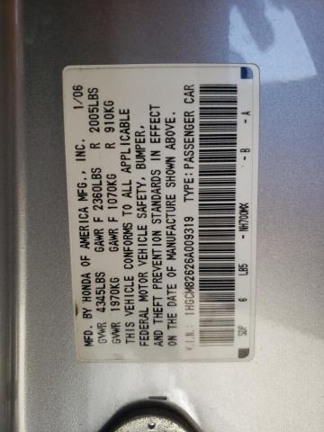 2006 Honda Accord Ex VIN: 1HGCM82626A009319 Lot: 52888854