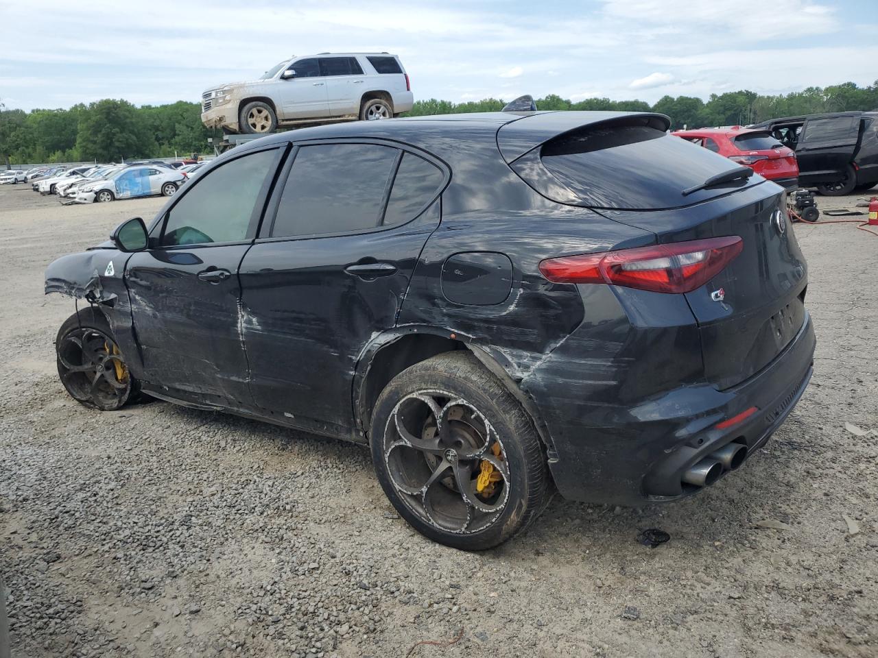 2019 Alfa Romeo Stelvio Quadrifoglio vin: ZASPAKEV9K7C43142