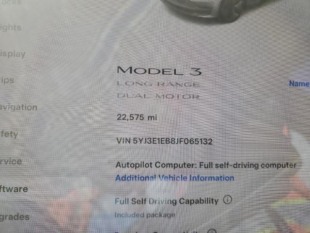 2018 Tesla Model 3 VIN: 5YJ3E1EB8JF065132 Lot: 51550194