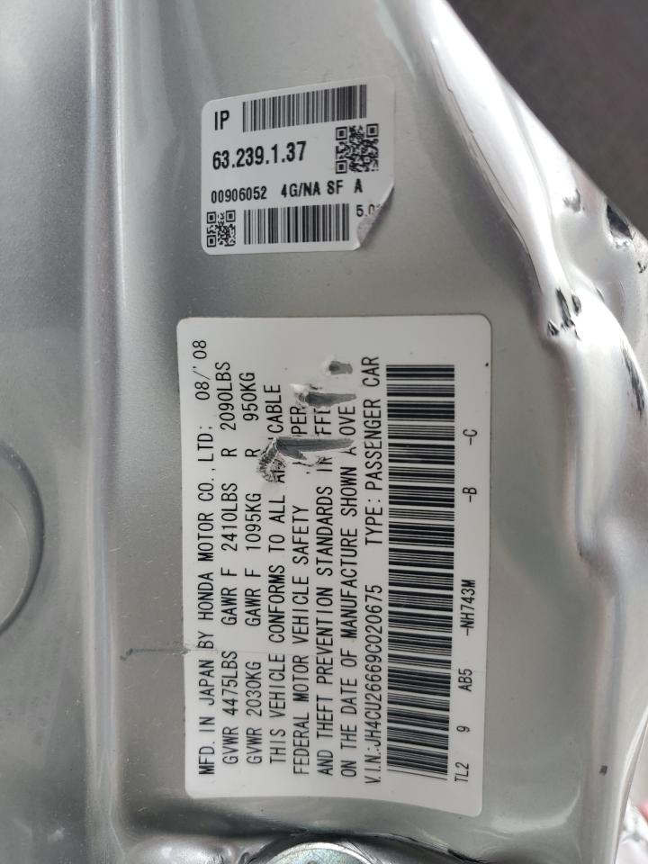 JH4CU26669C020675 2009 Acura Tsx