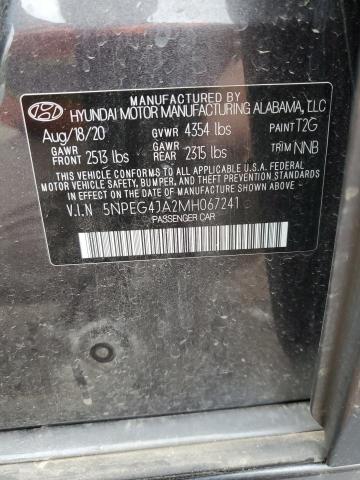 2021 Hyundai Sonata Se VIN: 5NPEG4JA2MH067241 Lot: 51455484