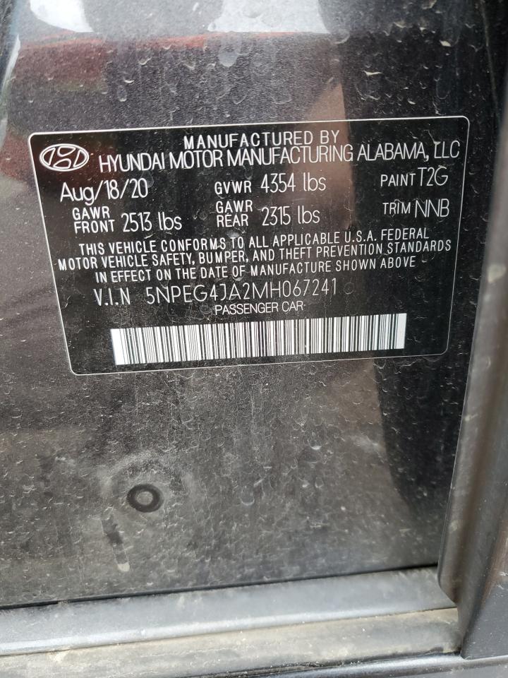 5NPEG4JA2MH067241 2021 Hyundai Sonata Se