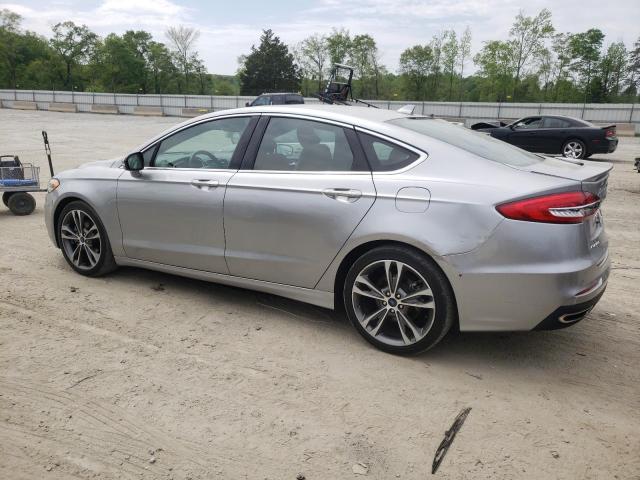 Lot #2475052822 2020 FORD FUSION TIT salvage car