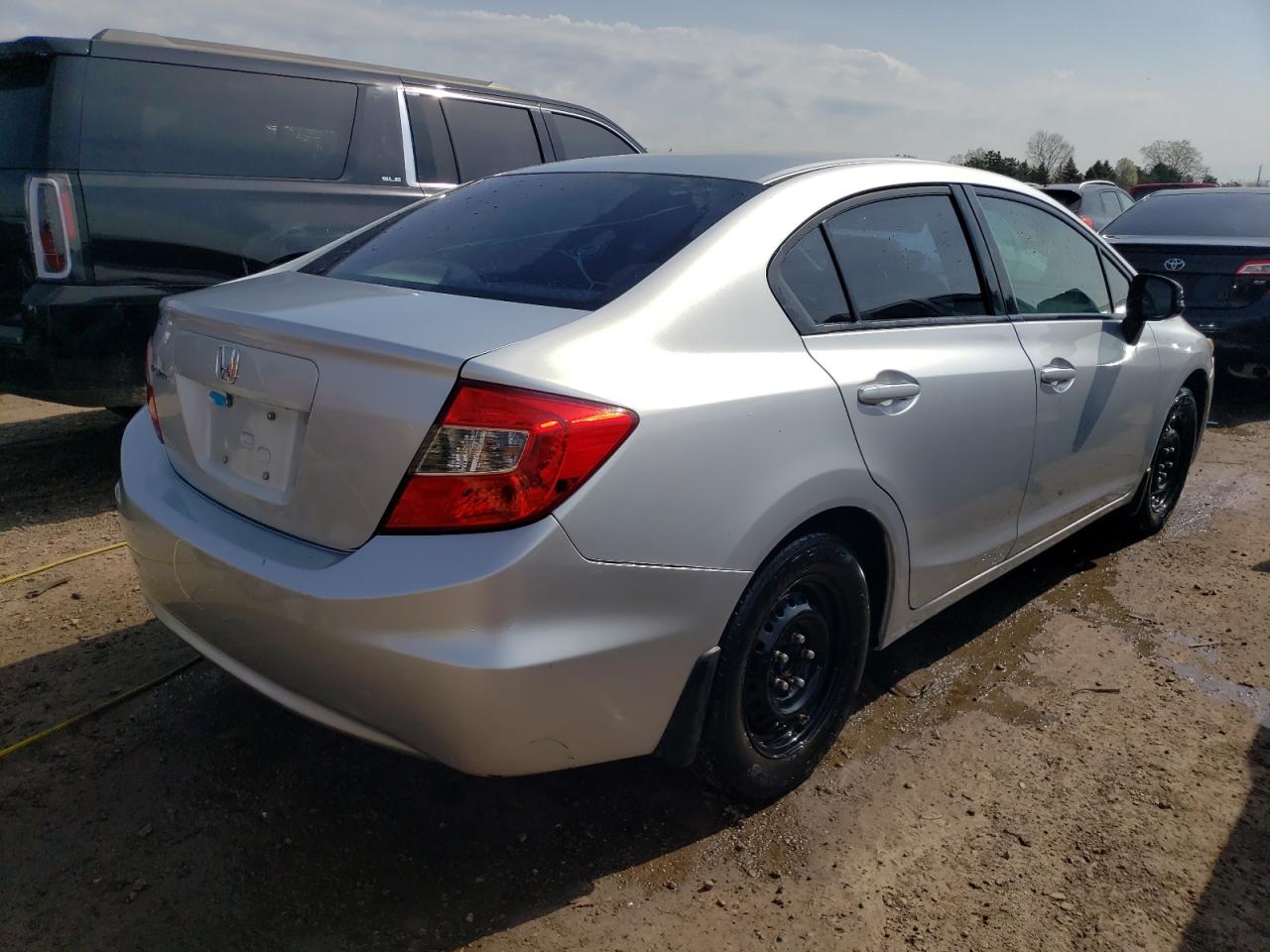 Lot #2886191543 2012 HONDA CIVIC LX