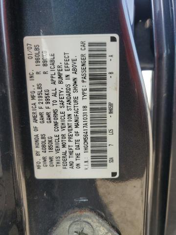 1HGCM56417A103118 2007 Honda Accord Lx