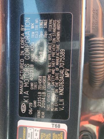 2020 Kia Soul Gt Line VIN: KNDJ63AU4L7075589 Lot: 50801514