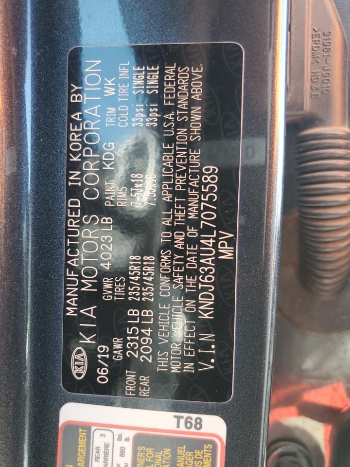 KNDJ63AU4L7075589 2020 Kia Soul Gt Line