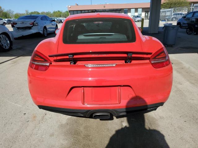  PORSCHE CAYMAN 2015 Червоний