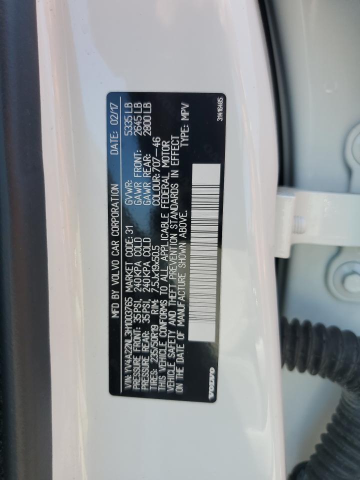 YV4A22NL3H1003765 2017 Volvo V90 Cross Country T6 Inscription