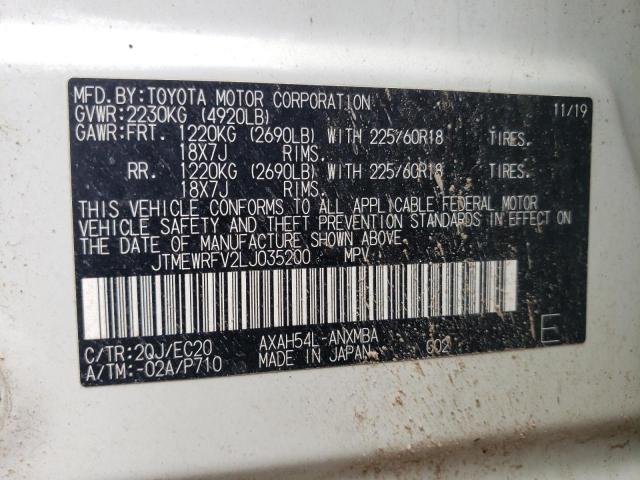 2020 Toyota Rav4 Xse VIN: JTMEWRFV2LJ035200 Lot: 51953214