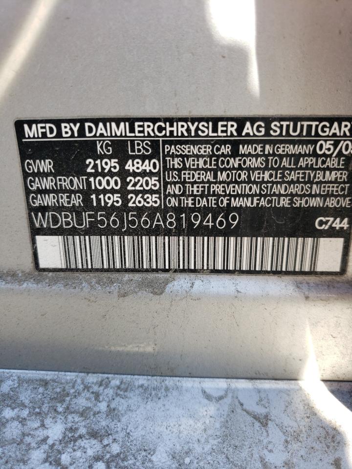 WDBUF56J56A819469 2006 Mercedes-Benz E 350