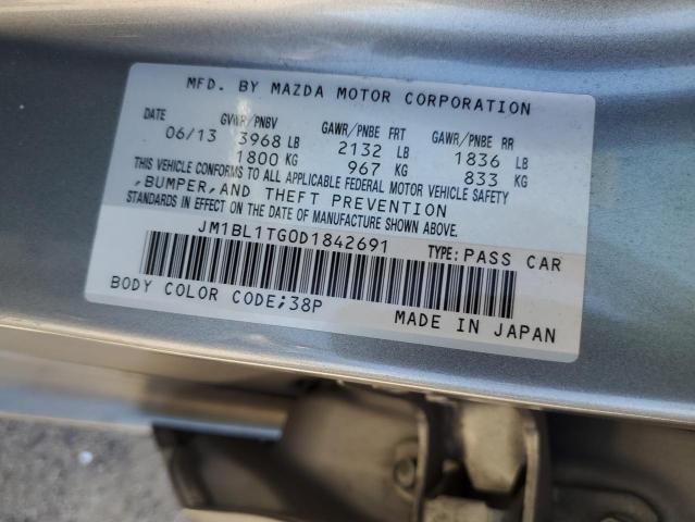 VIN JM1BL1TG0D1842691 2013 Mazda 3, I no.12