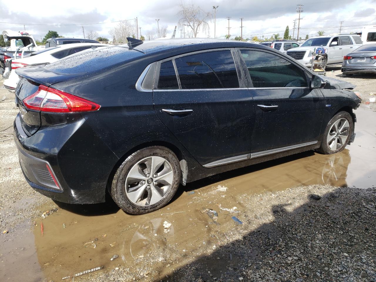 2017 Hyundai Ioniq Limited vin: KMHC85LH7HU009430