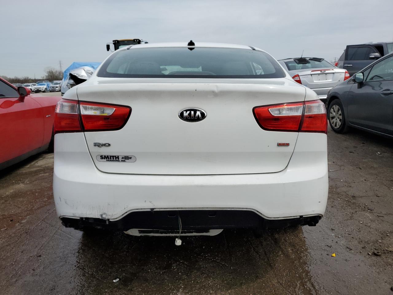 KNADM4A35E6370173 2014 Kia Rio Lx