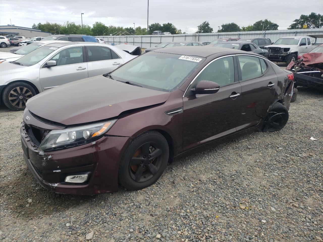 2015 Kia Optima Lx vin: 5XXGM4A7XFG431815