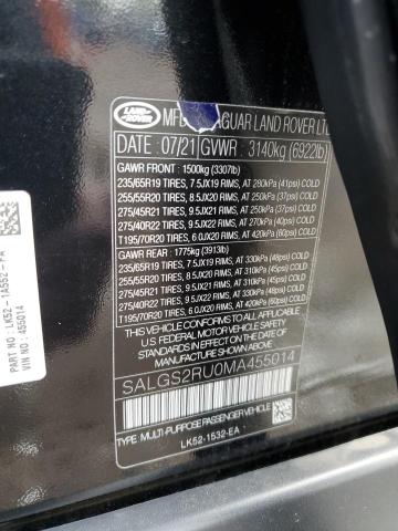 SALGS2RU0MA455014 Land Rover Rangerover RANGE ROVE 13