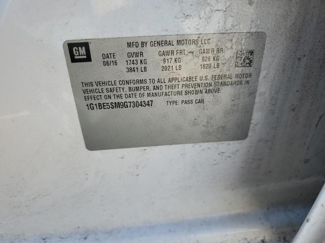 2016 CHEVROLET CRUZE 4D - 1G1BE5SM9G7304347