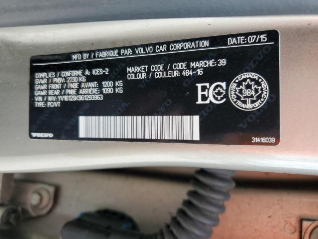 2016 VOLVO V60 PREMIE YV1612SK9G1293963