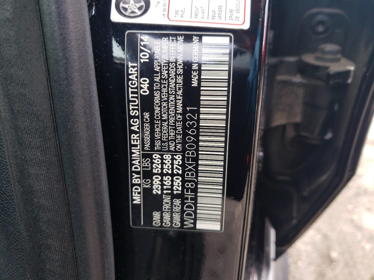 WDDHF8JBXFB096321 2015 Mercedes-Benz E 350 4Matic