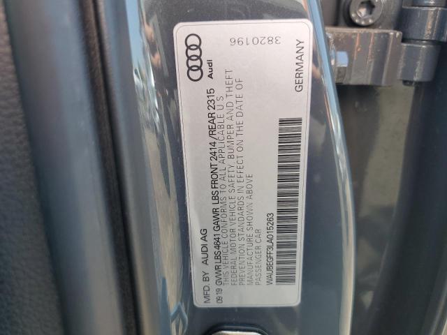 2020 AUDI A3 S-LINE - WAUBEGFF3LA015263