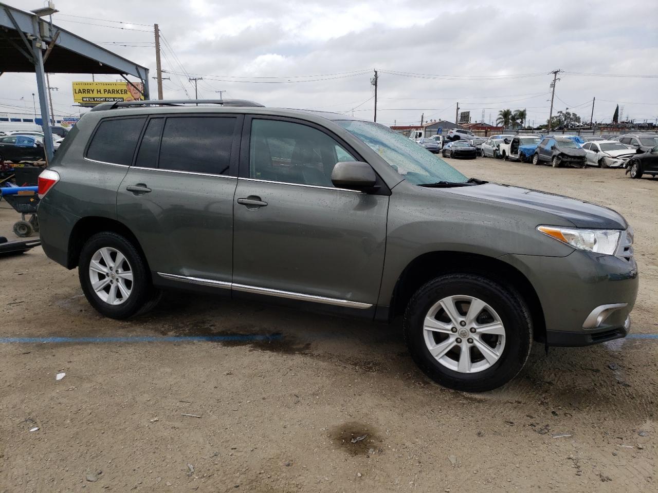 2012 Toyota Highlander Base vin: 5TDZK3EHXCS089319