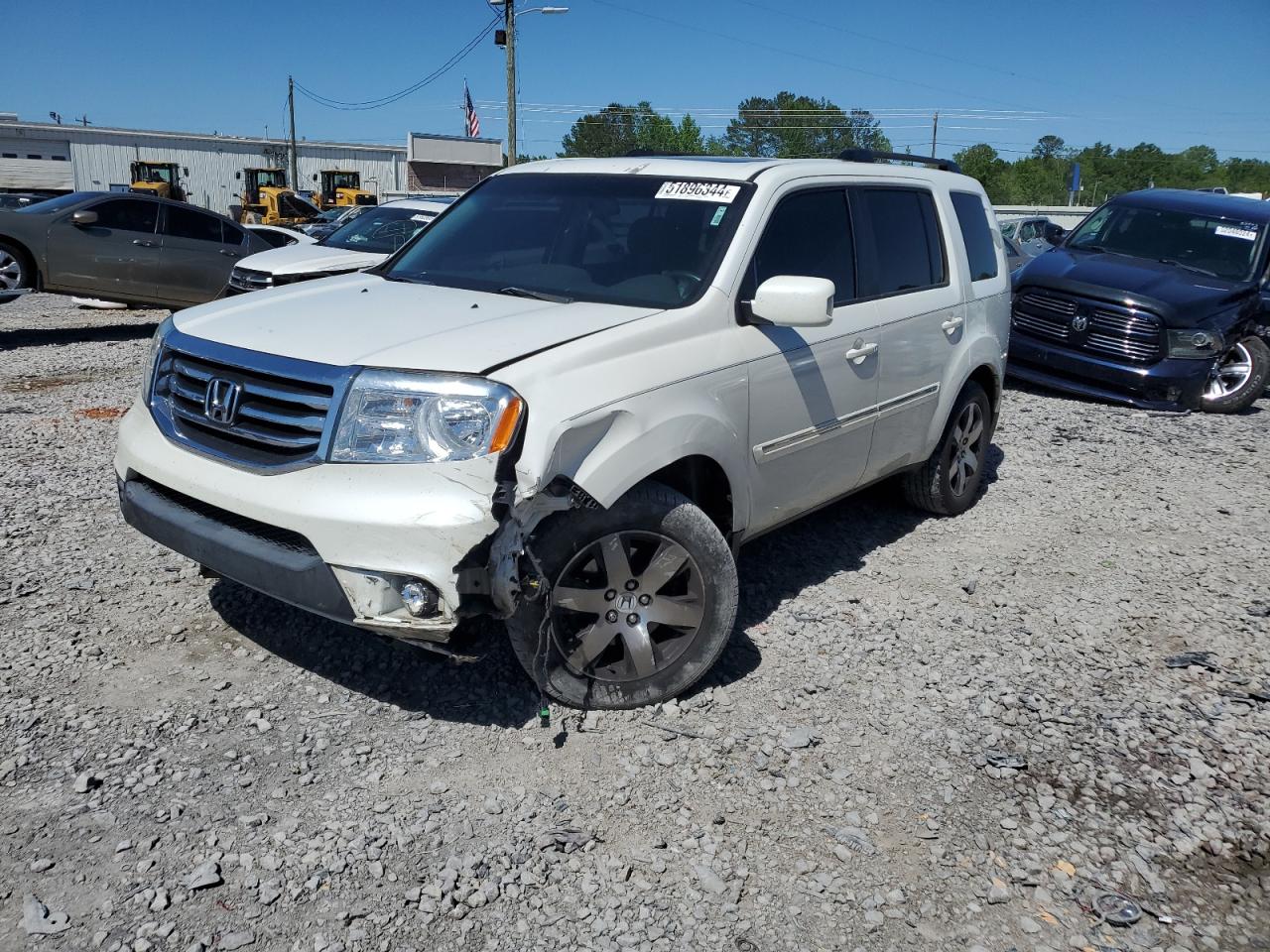 2012 Honda Pilot Touring vin: 5FNYF3H9XCB024222