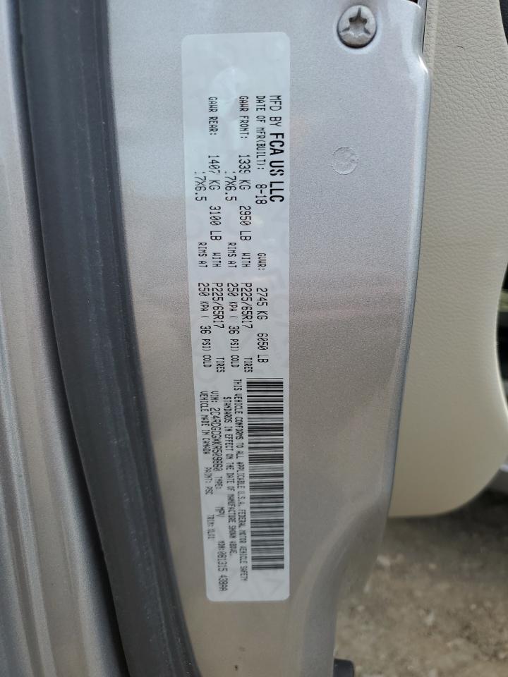 2C4RDGCGXKR509860 2019 Dodge Grand Caravan Sxt