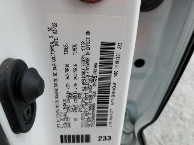 2022 TOYOTA TACOMA DOU - 3TMCZ5AN6NM489048