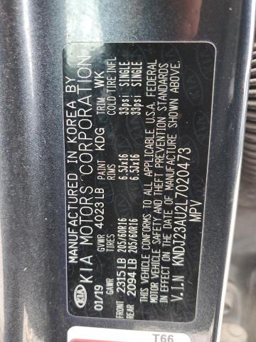 2020 Kia Soul Lx VIN: KNDJ23AU2L7020473 Lot: 50419424