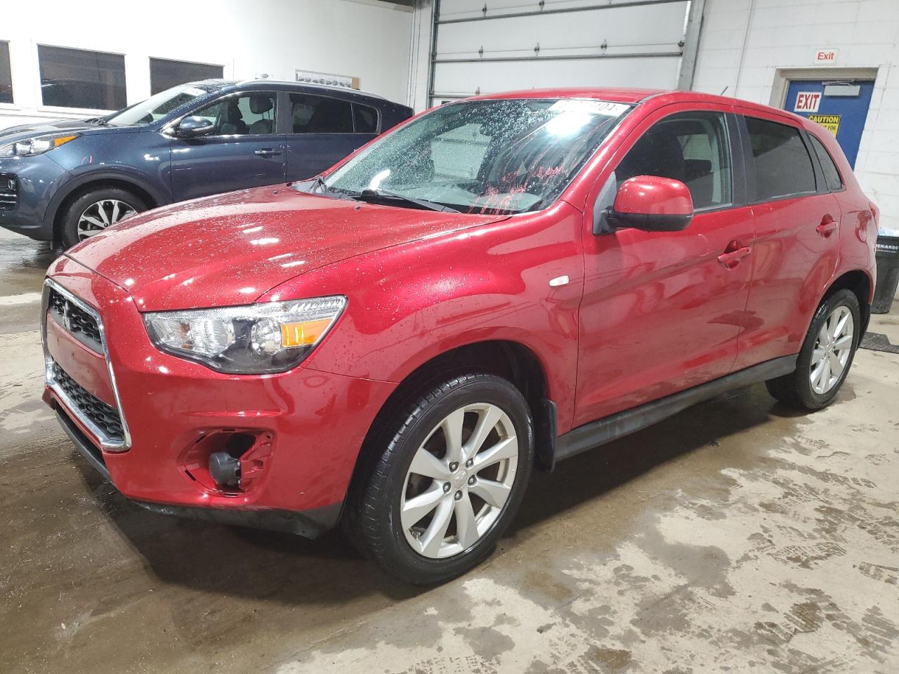 2014 Mitsubishi Outlander Sport Es vin: 4A4AR3AUXEE023141