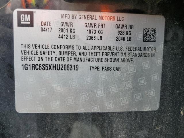 2017 CHEVROLET VOLT LT - 1G1RC6S5XHU206319