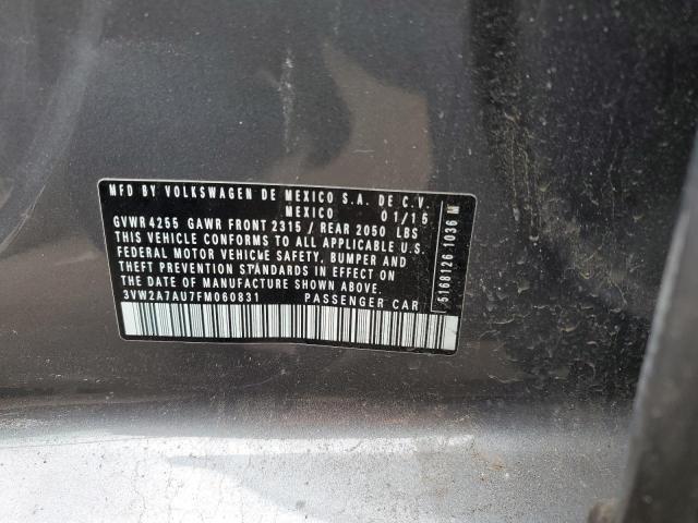 2015 VOLKSWAGEN GOLF TDI - 3VW2A7AU7FM060831