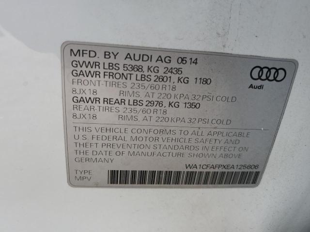 VIN WA1CFAFPXEA125606 2014 Audi Q5, Premium no.13