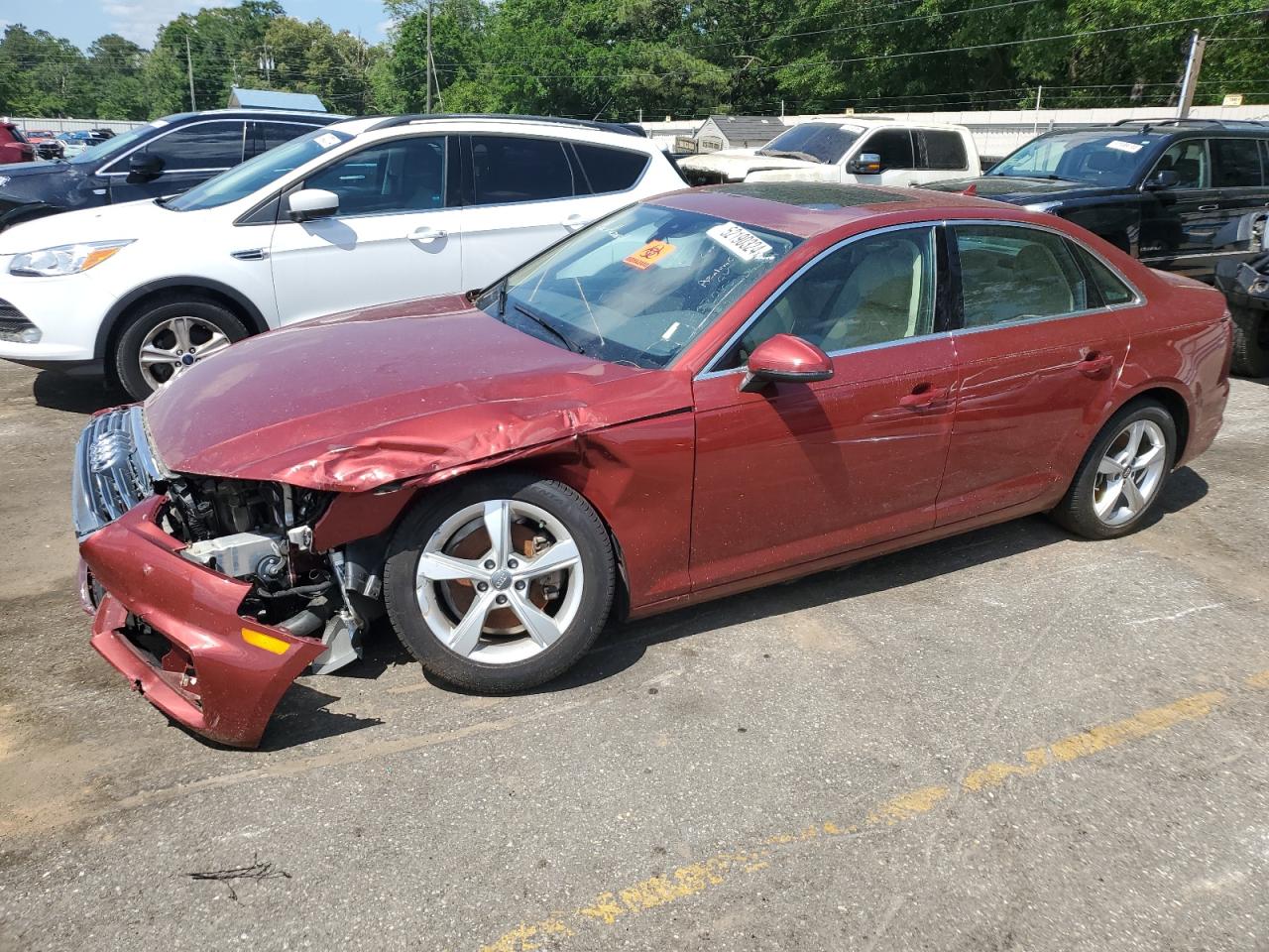 2019 Audi A4 Premium vin: WAUGMAF45KN009153