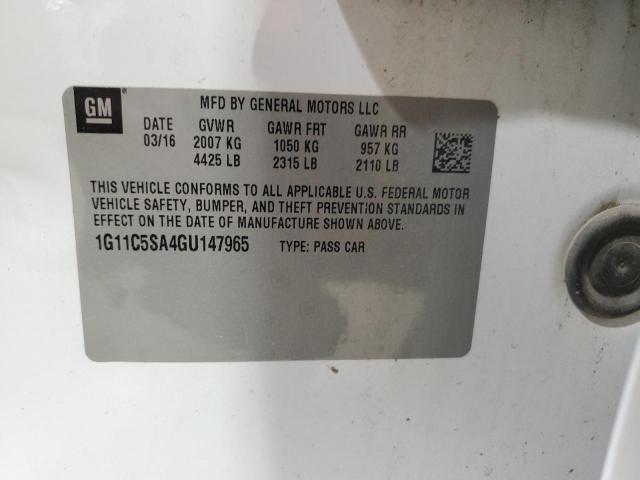 2016 CHEVROLET MALIBU LIM - 1G11C5SA4GU147965