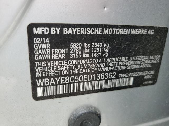 VIN WBAYE8C50ED136362 2014 BMW 7 Series, 750 LI no.12