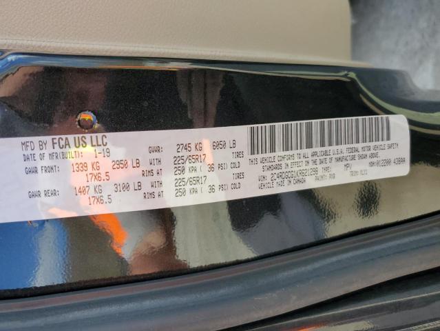 2019 Dodge Grand Caravan Sxt VIN: 2C4RDGCG1KR621298 Lot: 52107224