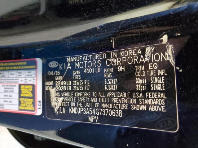 2016 KIA SOUL + - KNDJP3A54G7370638