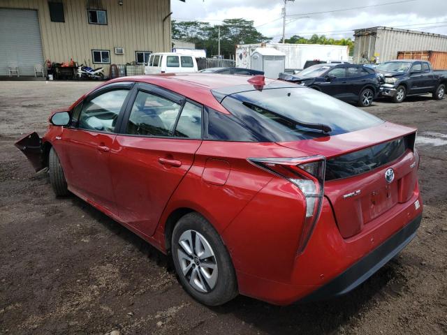 Хэтчбеки TOYOTA PRIUS 2017 Красный