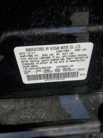 2018 Infiniti Q50 Luxe VIN: JN1EV7AP0JM363326 Lot: 51910444