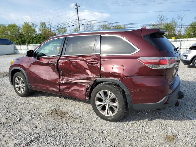 2015 Toyota Highlander Xle VIN: 5TDJKRFH6FS133206 Lot: 51747664