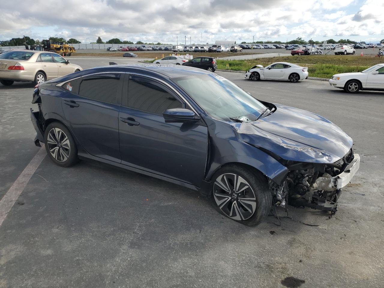 2018 Honda Civic Ex vin: JHMFC1F39JX012664