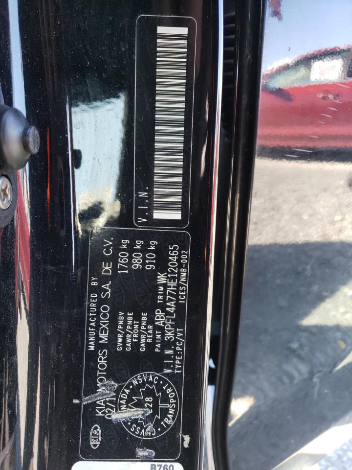 3KPFL4A77HE120465 2017 Kia Forte Lx