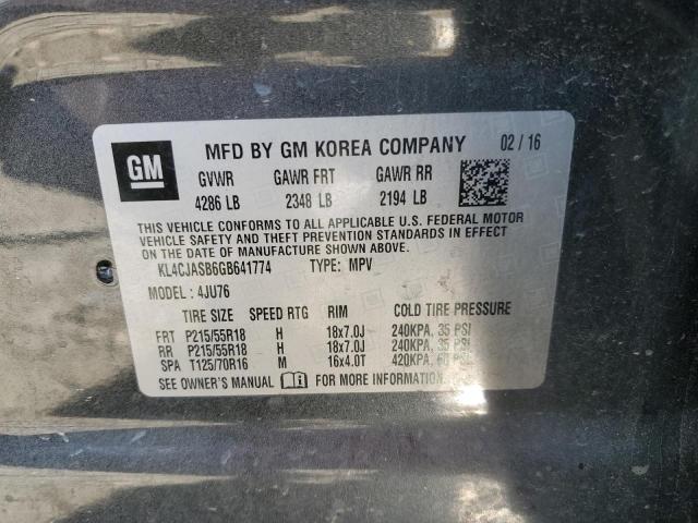 2016 BUICK ENCORE - KL4CJASB6GB641774