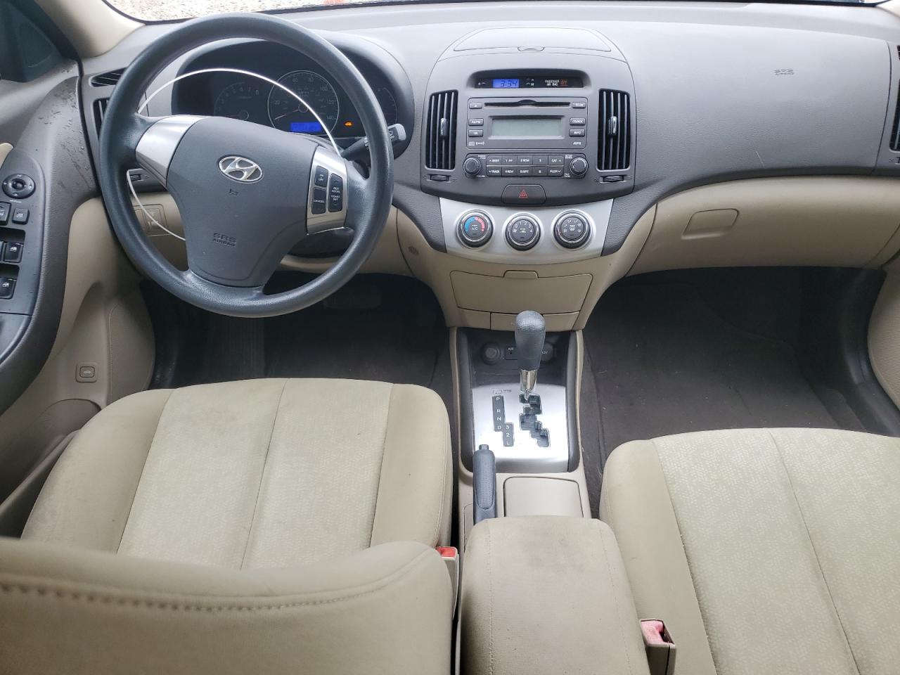 KMHDU4AD9AU159006 2010 Hyundai Elantra Blue