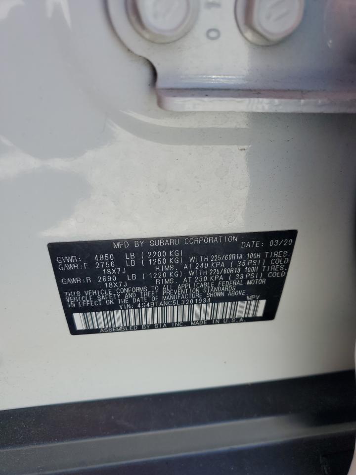 4S4BTANC5L3201934 2020 Subaru Outback Limited