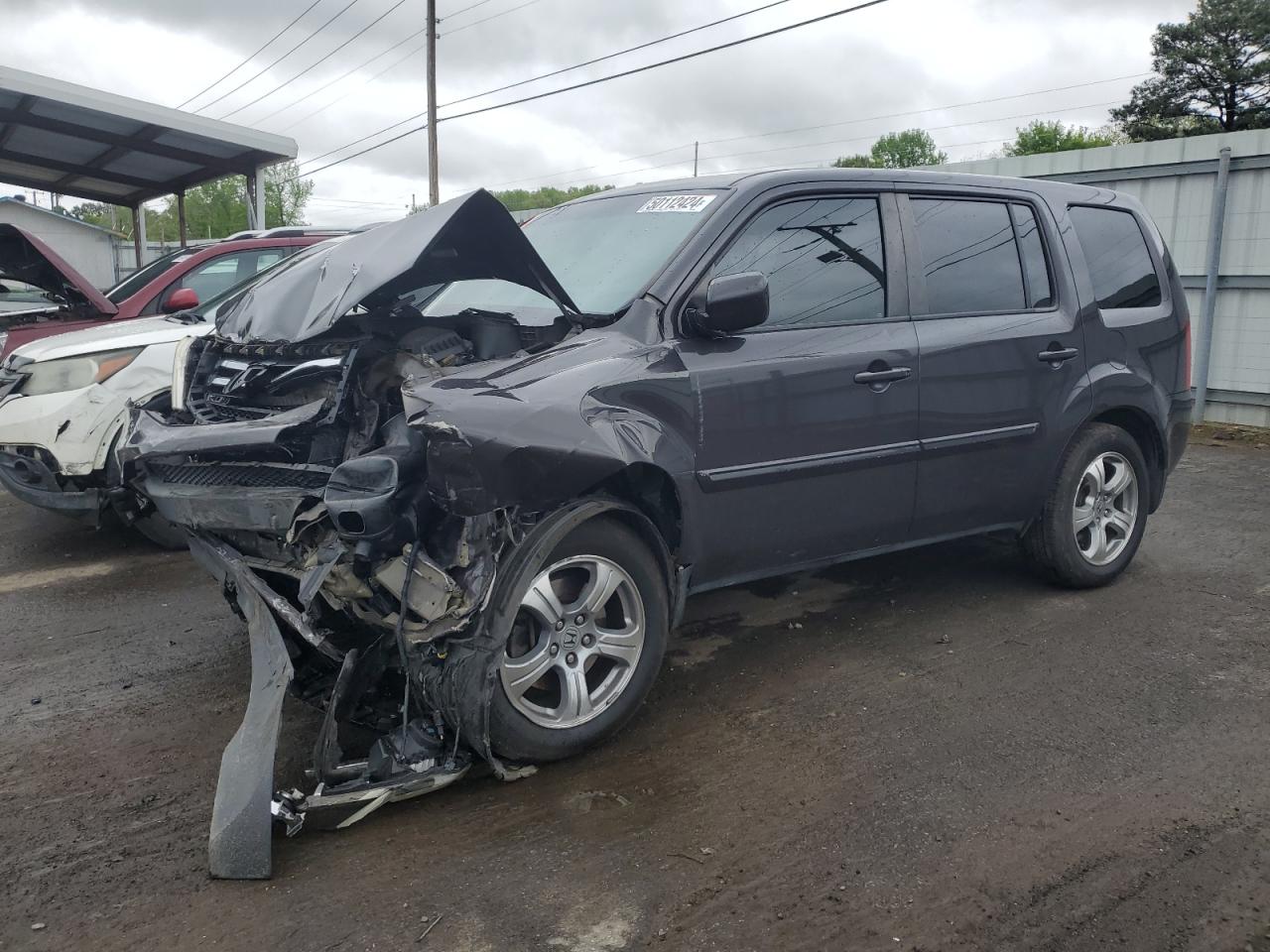 2013 Honda Pilot Ex vin: 5FNYF3H45DB040625