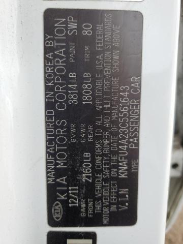 2012 Kia Forte Ex VIN: KNAFU4A23C5561643 Lot: 49475174